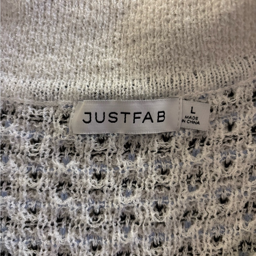 JustFab Women's Textured Gray Sweater
